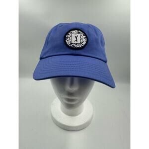 PGA Tour Course Essentials Ball Cap Hat Adjustable Light Blue Swinging Golfer